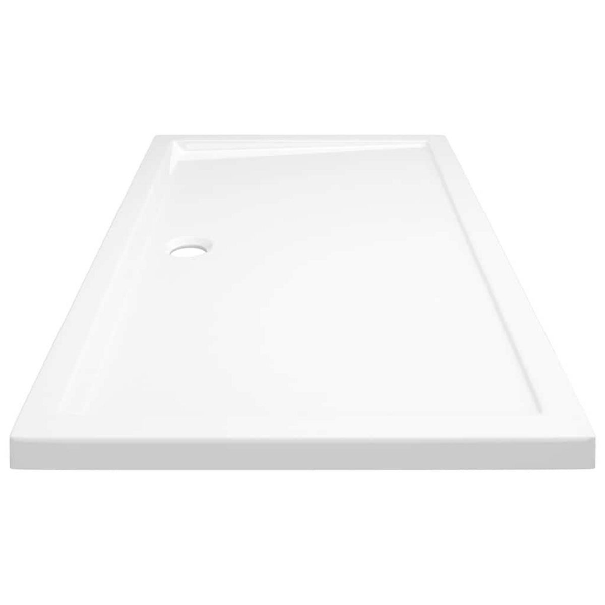VIDAXL Receveur de douche rectangulaire ABS Blanc 70x120 cm