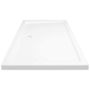 Voir la diapositive 5 : VIDAXL Receveur de douche rectangulaire ABS Blanc 70x120 cm