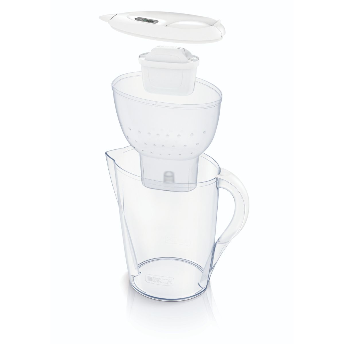 BRITA Carafe filtrante Marella XL blanche + 1 filtre MAXTRA+ inclus         