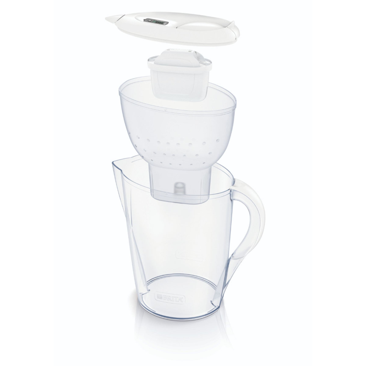 BRITA Carafe filtrante Marella XL blanche + 1 filtre MAXTRA+ inclus         