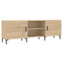 Voir la diapositive 2 : VIDAXL Meuble TV chene sonoma 150x30x50 cm bois d'ingenierie