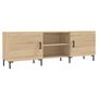 Voir la diapositive 2 : VIDAXL Meuble TV chene sonoma 150x30x50 cm bois d'ingenierie