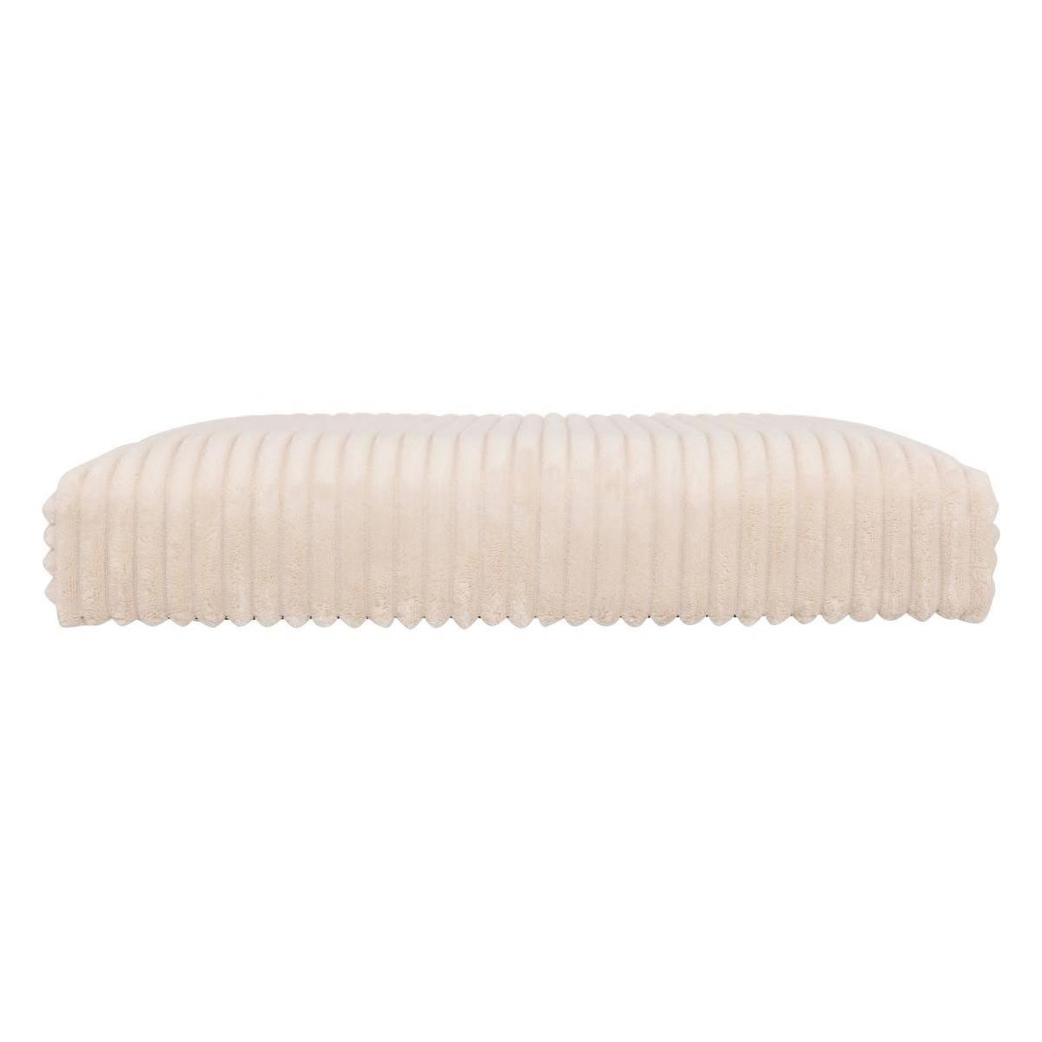 Voir la diapositive 3 : ATMOSPHERA Pouf pliant coffre  arum  38cm ivoire