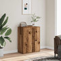 Voir la diapositive 3 : VIDAXL Buffet vieux bois 60x30x75 cm bois d'ingenierie