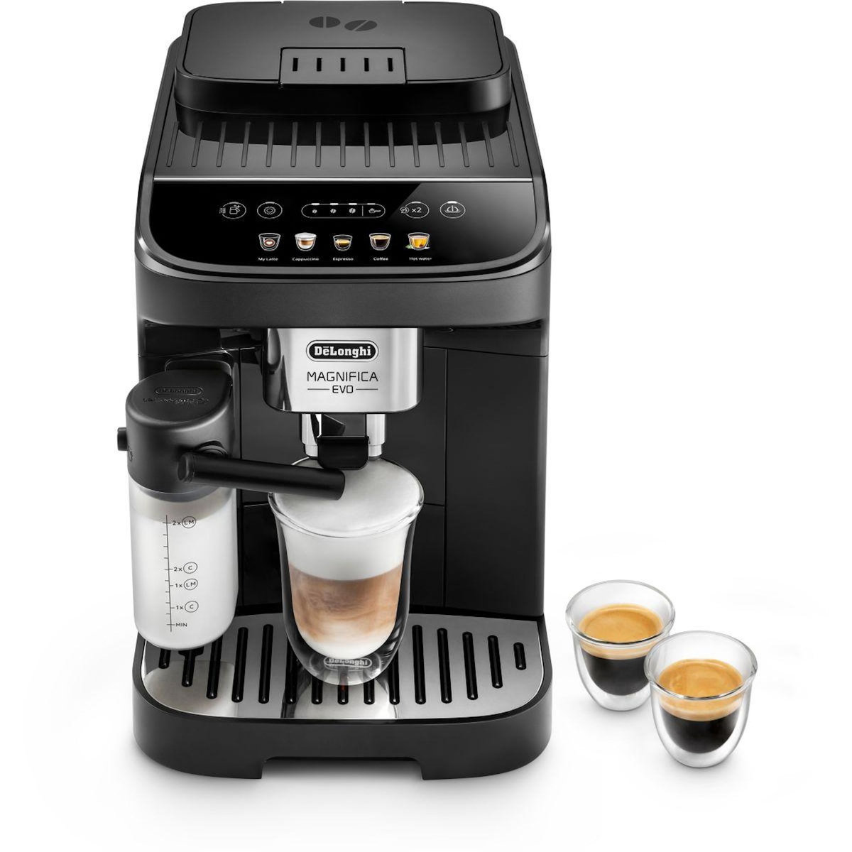 DELONGHI Expresso Broyeur Magnifica Evo My Latte FEB2961.B noir
