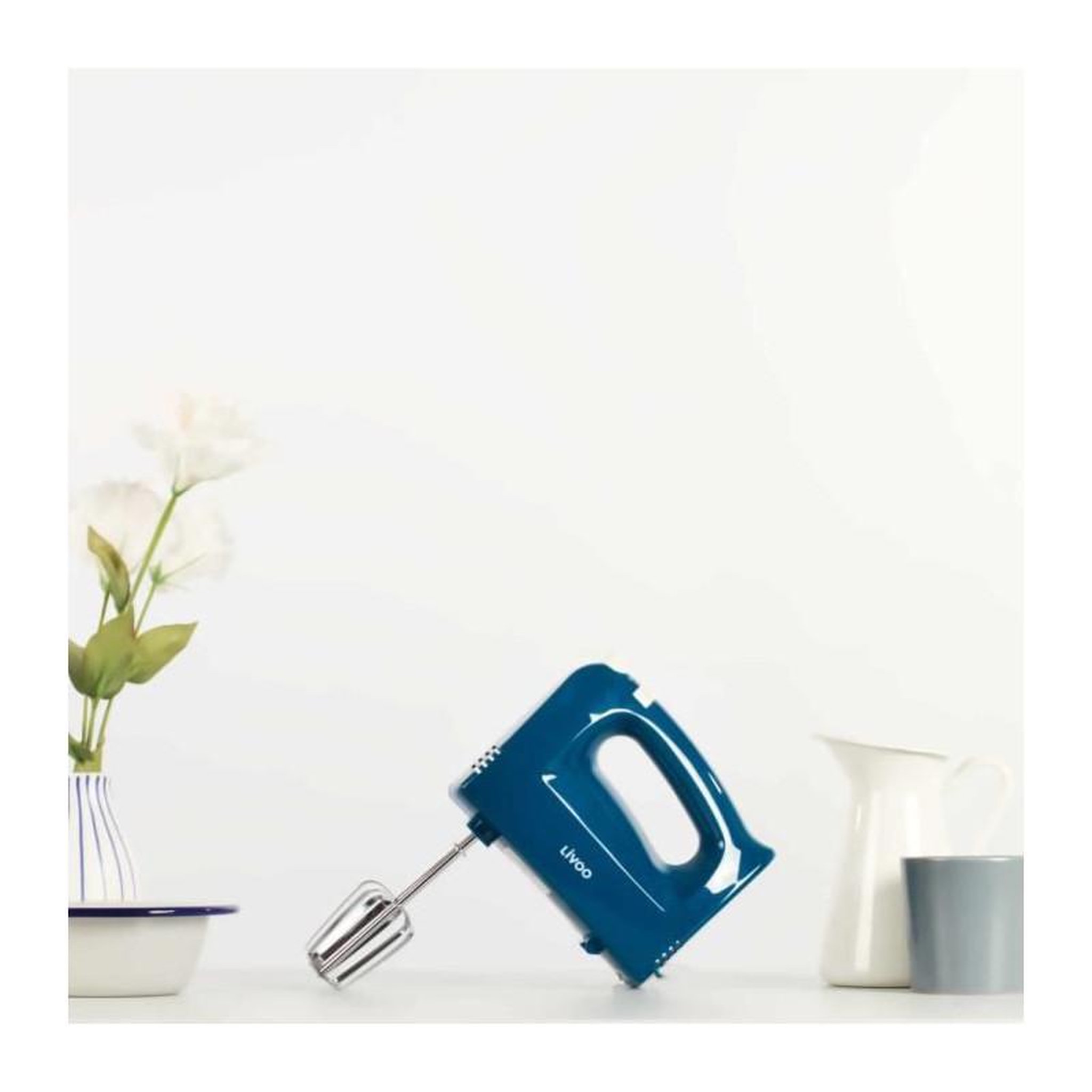 Voir la diapositive 4 : LIVOO LIVOO DOP162B Batteur electrique - Bleu