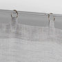 Voir la diapositive 2 : Paris Prix Paire de Voilages  Milza  60x120cm Gris