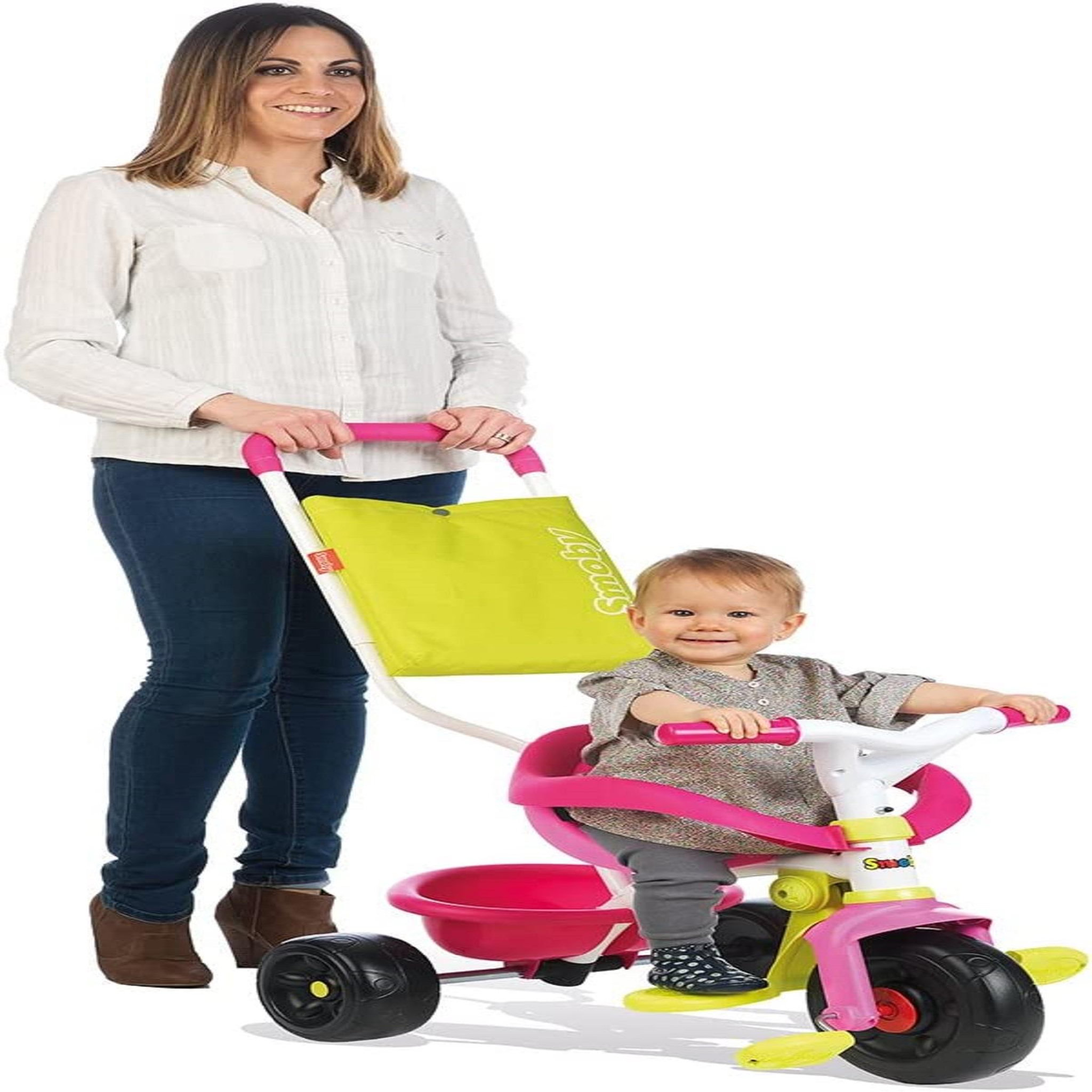 Voir la diapositive 4 : SMOBY Tricycle be fun confort rose