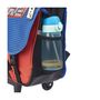 Voir la diapositive 8 : AUCHAN Cartable à roulettes 41 cm CM1/CM2 bleu rouge et noir avec breloque ACTIVE GAMER