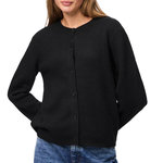 Pieces Gilet  Femme Pieces Malou. Coloris disponibles : Noir