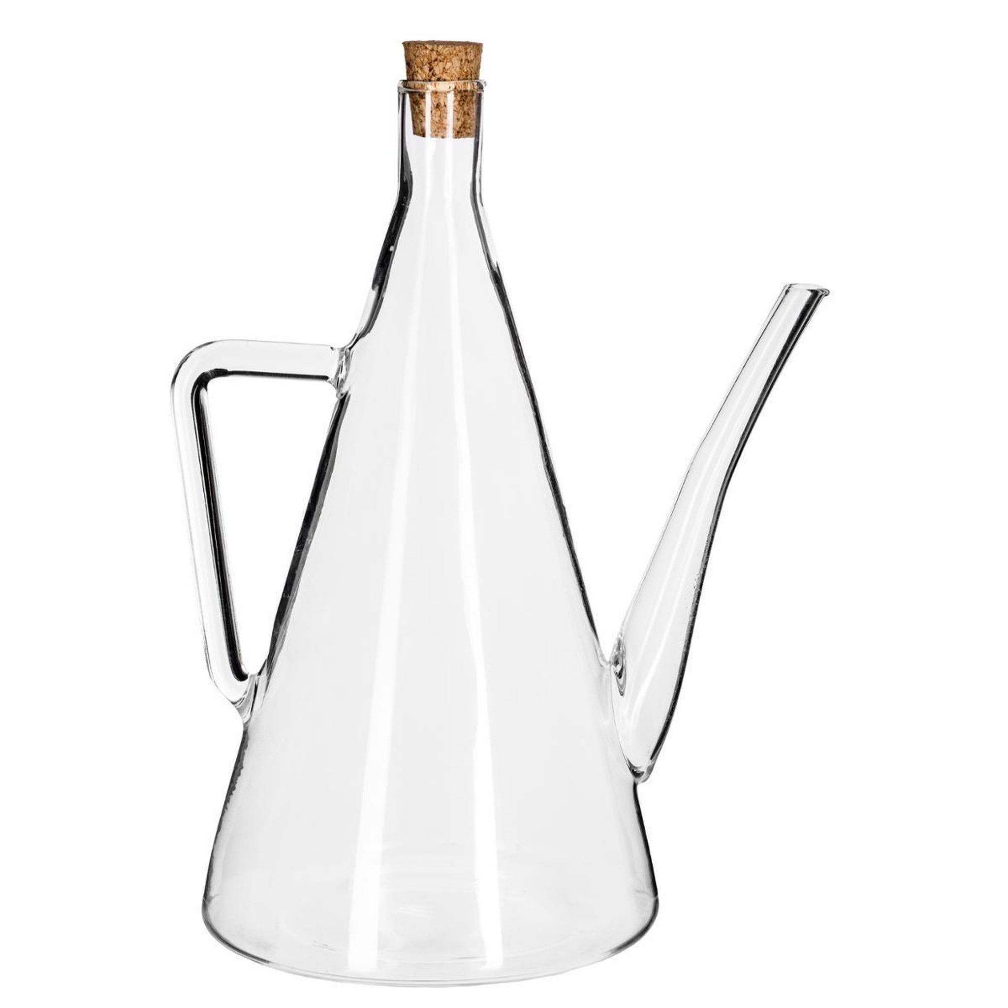 FIVE Bouteille vide huile d'olive  triangle  51cl