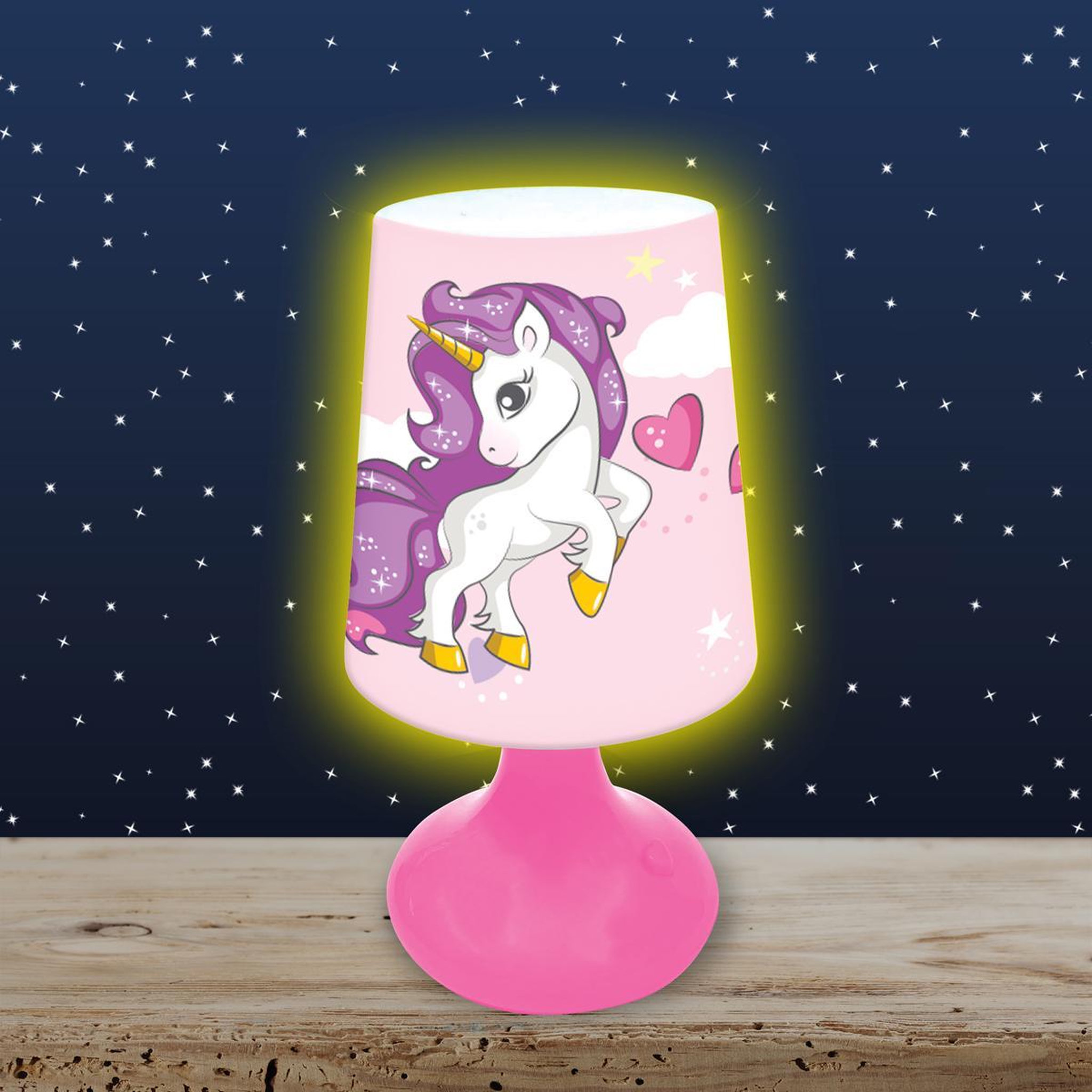 Voir la diapositive 2 : Lexibook Mini lampe de chevet veilleuse sans fil Licorne