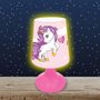 Voir la diapositive 2 : Lexibook Mini lampe de chevet veilleuse sans fil Licorne