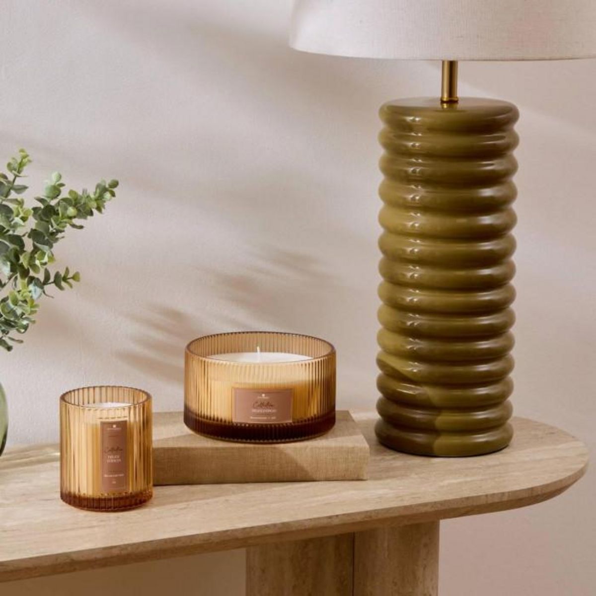 ATMOSPHERA Bougie Parfumée en Verre  Albie  635g Délice d'Épices