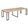 Voir la diapositive 8 : Table console extensible avec rallonges style industriel 45/300 cm HOUSTON  