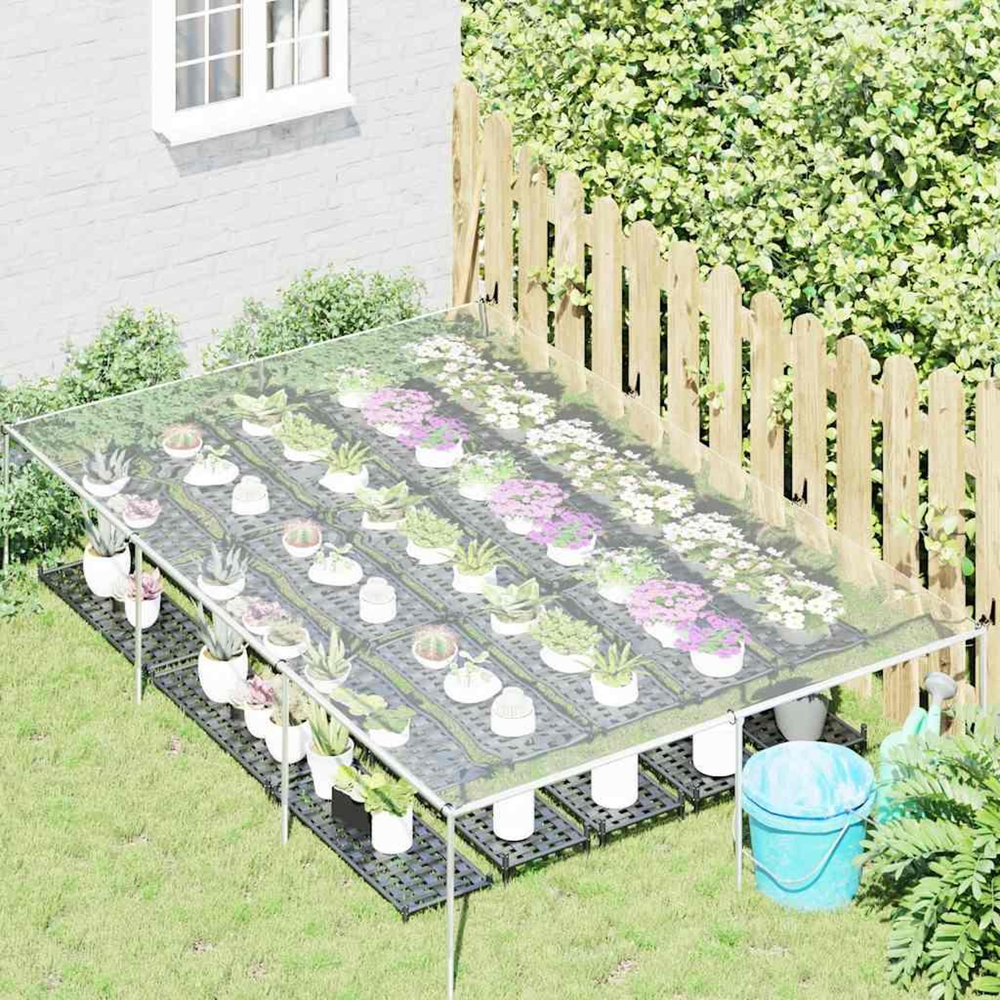 Voir la diapositive 3 : VIDAXL Bache transparente avec œillets 2x3 m PVC
