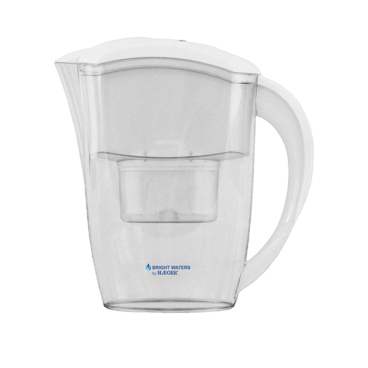 HAGER Carafe filtrante Haeger WJ-24W.004A blanche 2,4 litres