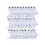 UMBRO Lot de 30 Paires de Chaussettes Tennis homme. Coloris disponibles : Blanc