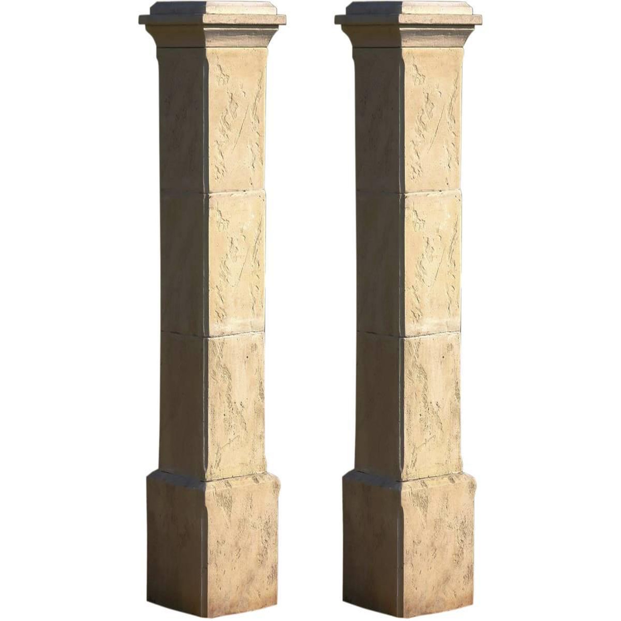 Habitat et Jardin Lot de 2 piliers de portail  tradition  - 41 x 41 x 200 cm