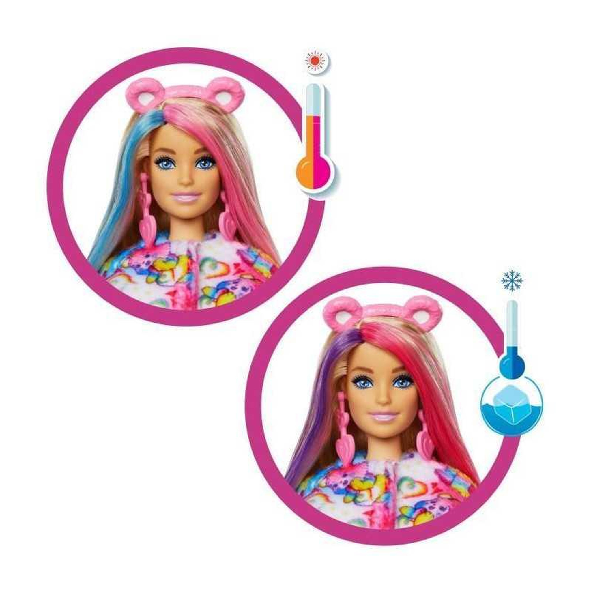 Voir la diapositive 6 : BARBIE Barbie - Poupée Barbie Cutie Reveal Bisounours - Avec 10 surprises - Barbie - JFV60