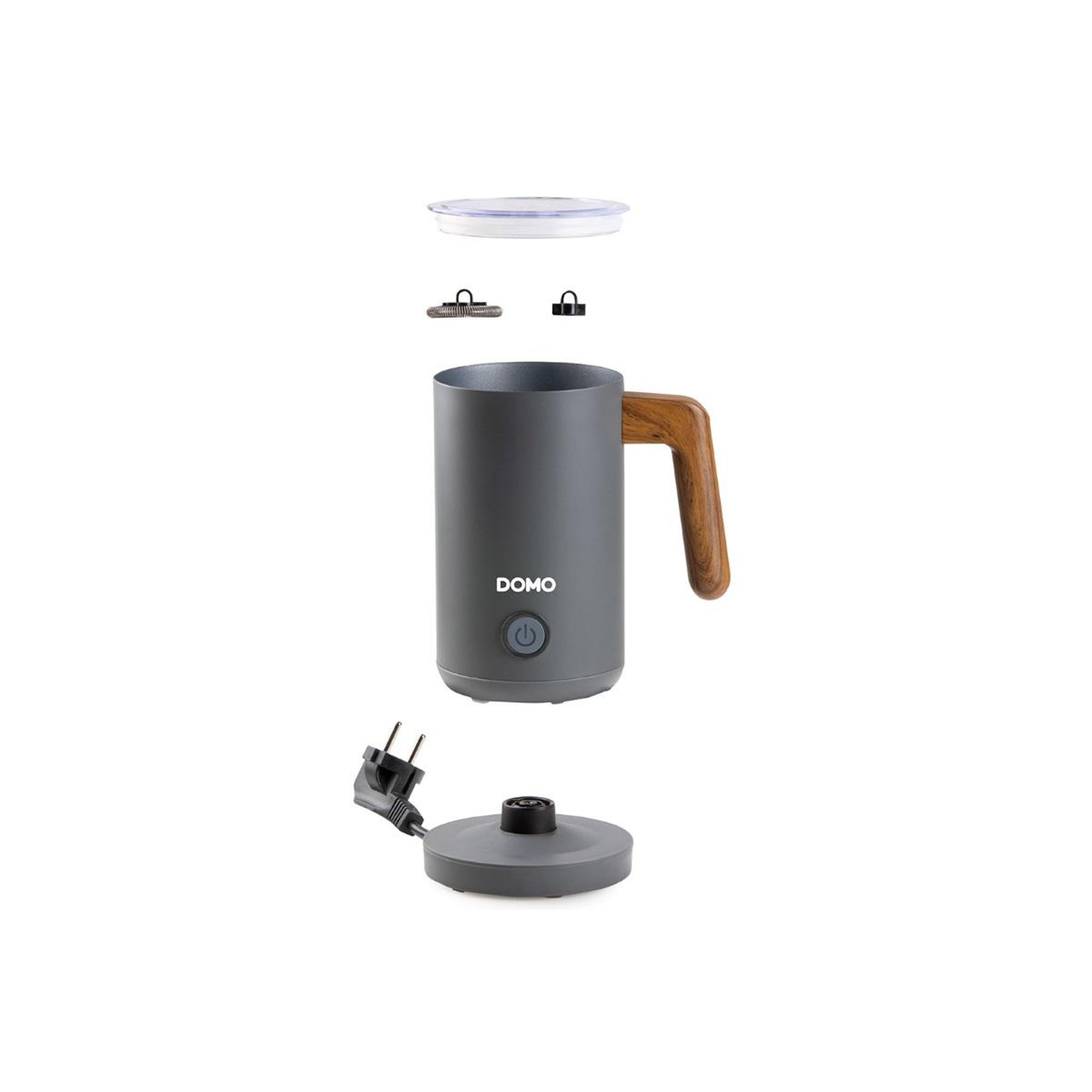 Voir la diapositive 3 : Domo Emulsionneur de lait 500w 300ml - do745mf