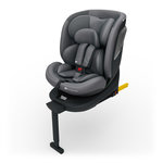 KINDERKRAFT Kinderkraft I-360 2 PLUS, siège auto 4 en 1, 40-150 cm, installation ISOFIX facile, 5 positions d'assise, de 0 à 36 kg, EASY SPIN 360° pour un chargement et un déchargement faciles, Gris