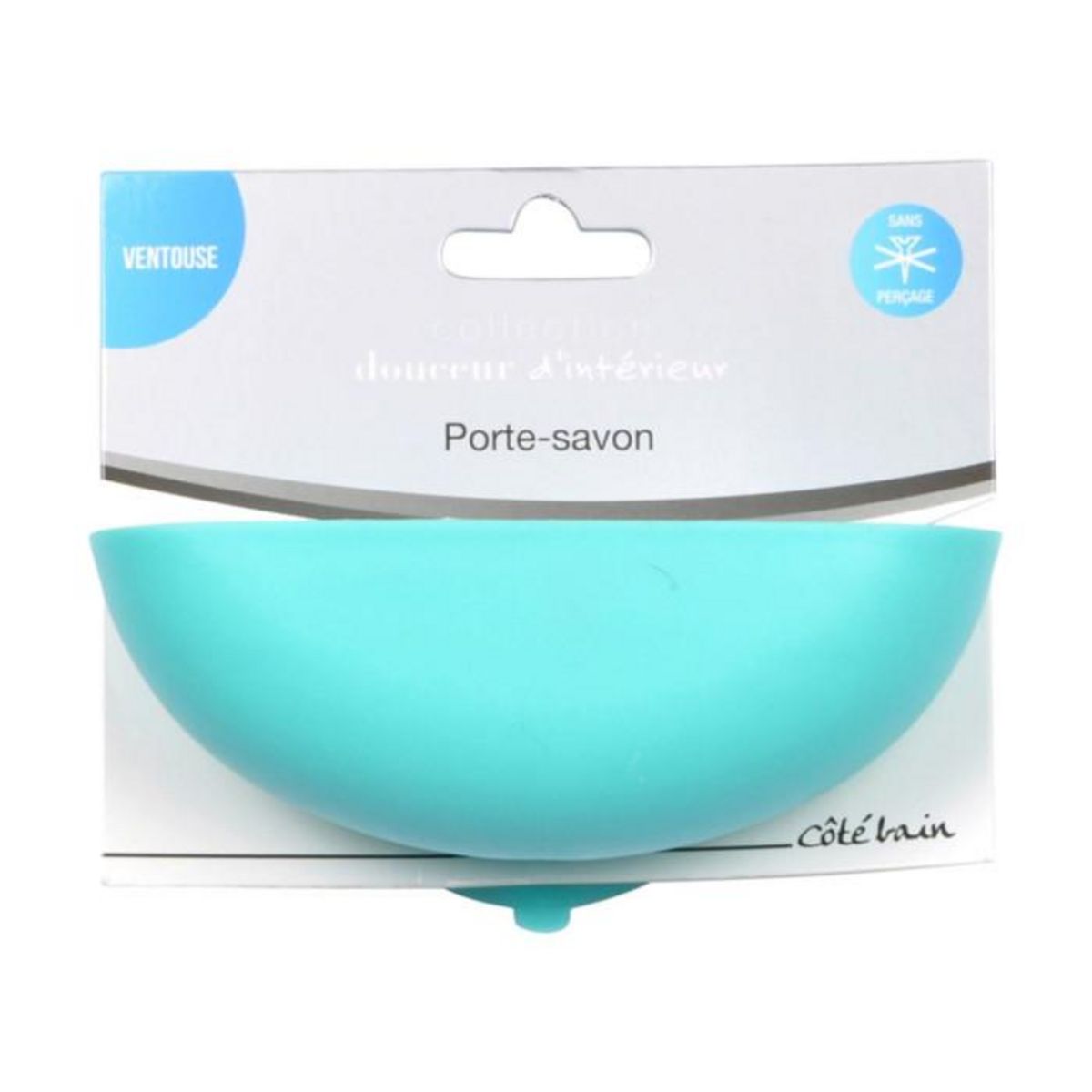 Paris Prix Porte Savon à Ventouse  Vitamine II  13cm Vert Menthe