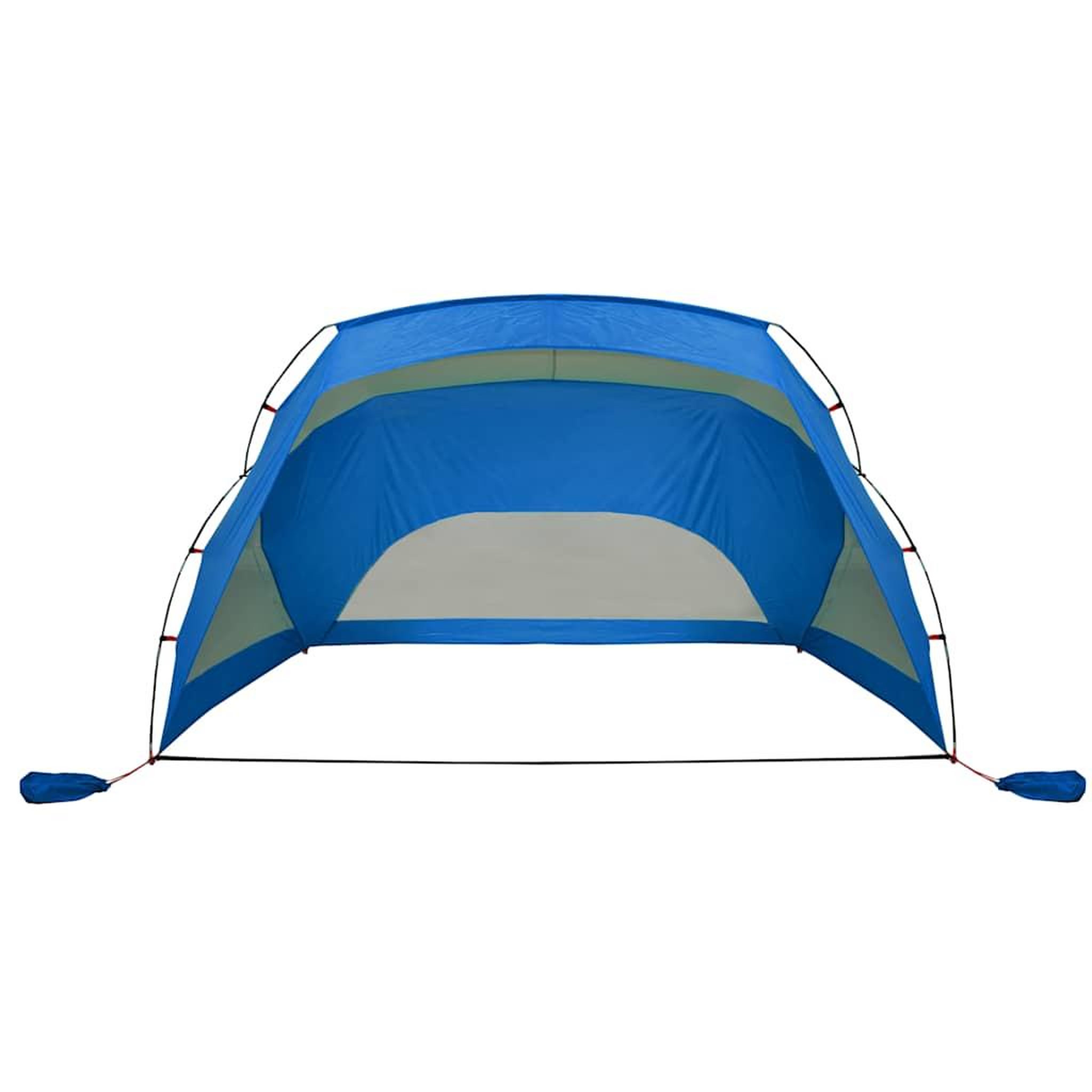 Voir la diapositive 5 : VIDAXL Tente de plage bleu azure 274x178x170/148 cm 185T polyester