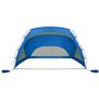 Voir la diapositive 5 : VIDAXL Tente de plage bleu azure 274x178x170/148 cm 185T polyester