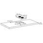 Voir la diapositive 4 : VIDAXL Plaque de cuisson à induction 2 brûleurs Contrôle tactile 3500W