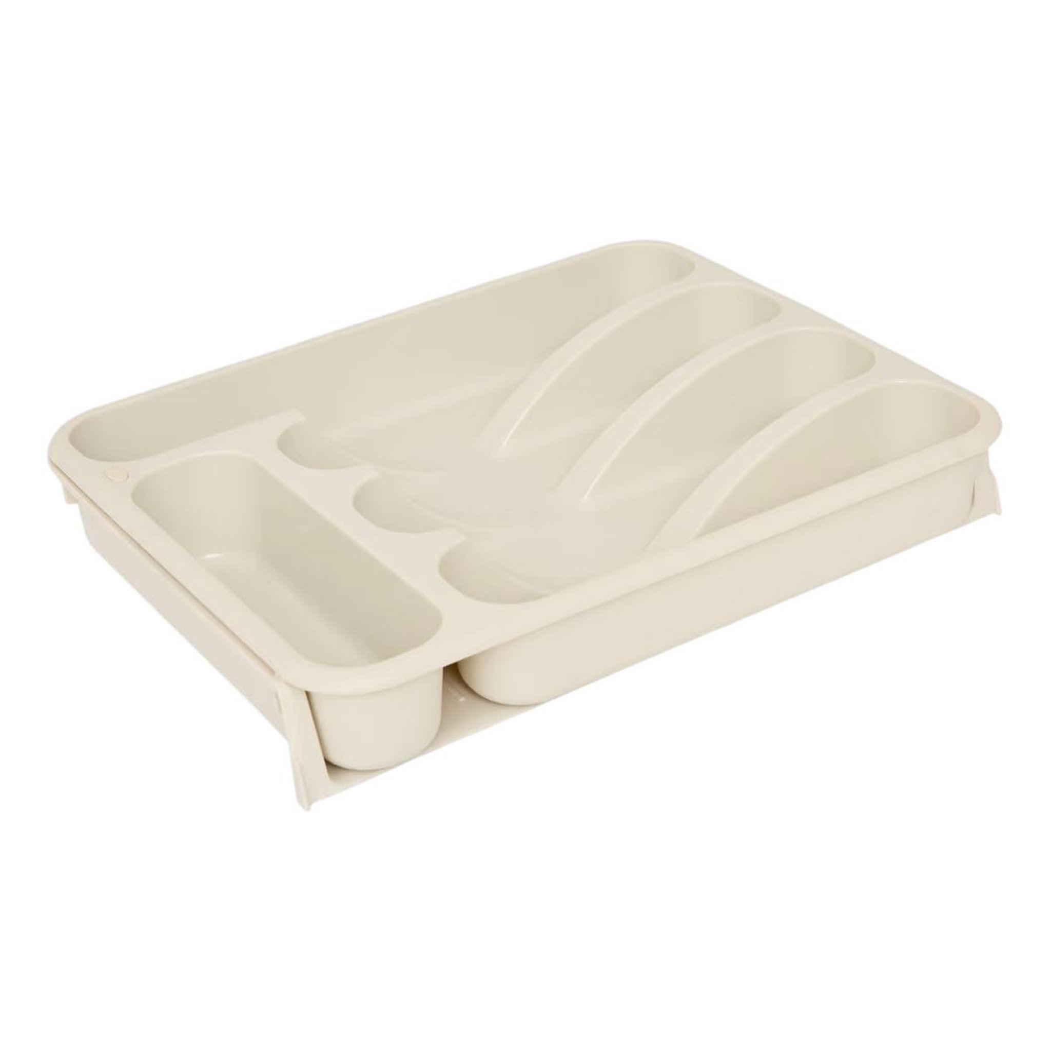 FIVE Range-couverts extensible  poly  28cm beige