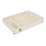 Voir la diapositive 1 : FIVE Range-Couverts Extensible  Poly  28cm Beige