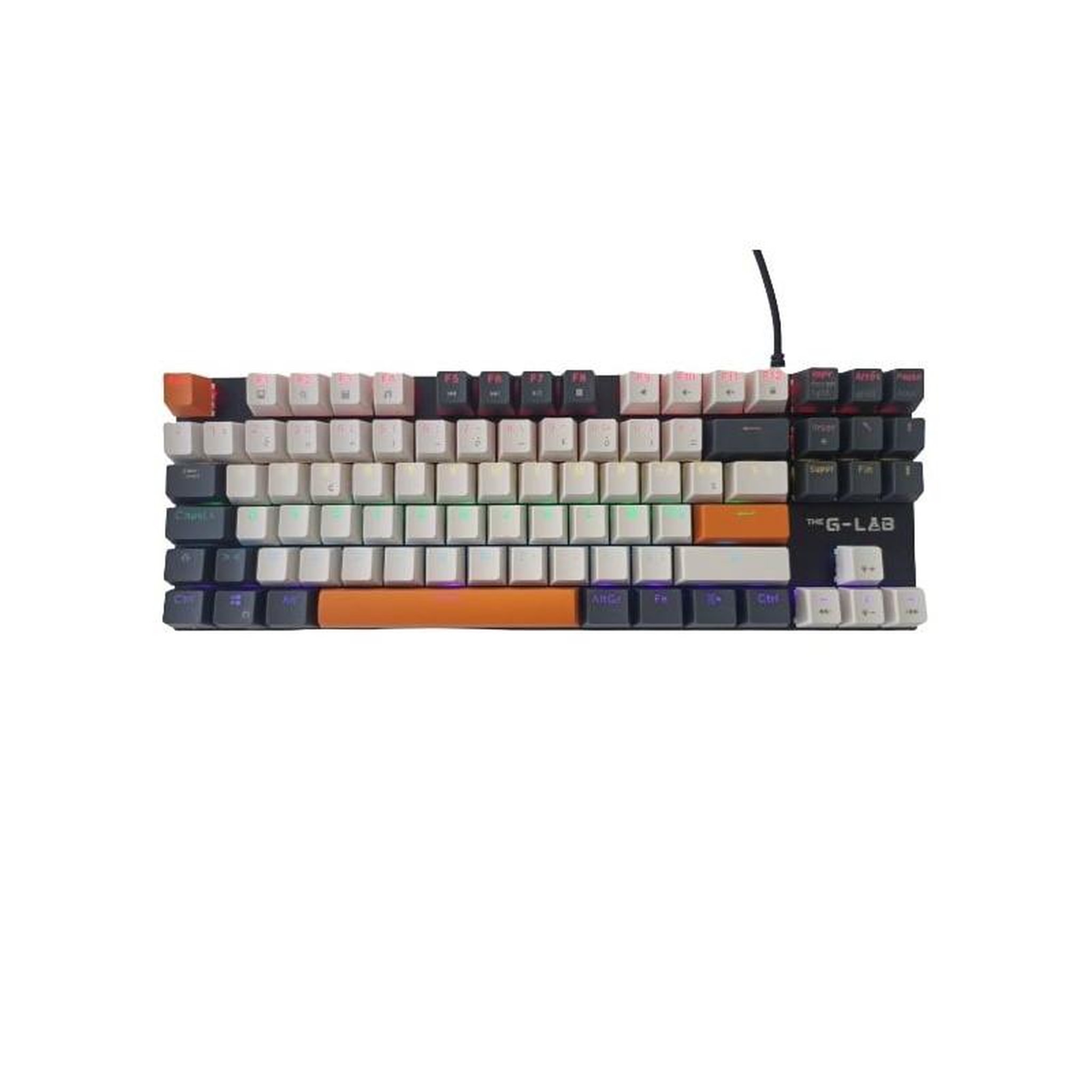 THE G-LAB Clavier filaire TKL Azerty The G Lab 3 couleurs