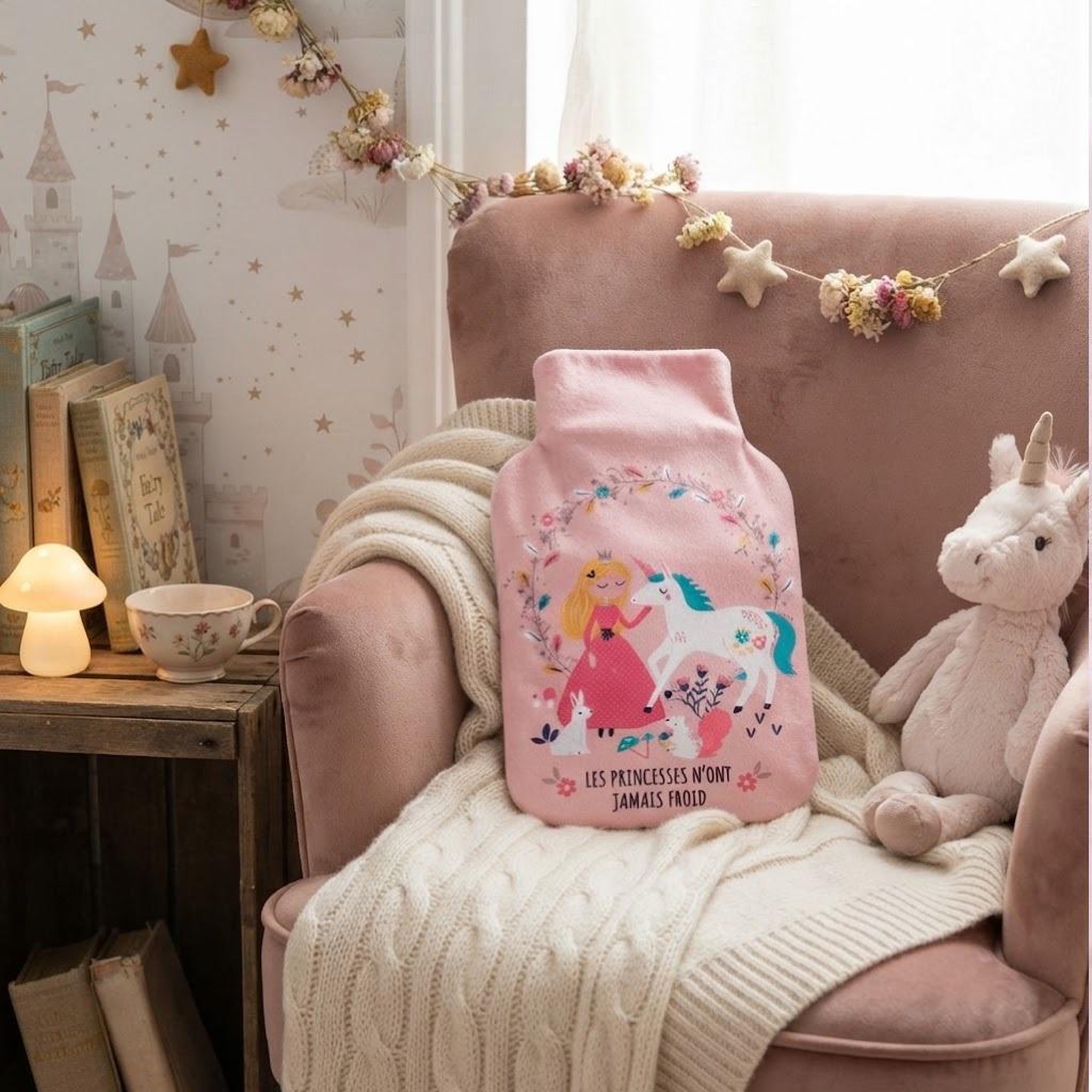 Voir la diapositive 4 : Eden Housse de bouillotte les princesses n'ont jamais froid