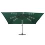 Voir la diapositive 4 : VIDAXL Parasol de jardin en porte-a-faux lumieres LED mat en aluminium