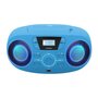 Voir la diapositive 1 : Bigben BIGBEN CD61BLUSB Lecteur Radio Cd Portable Usb Bleu + Speakers Lumineux