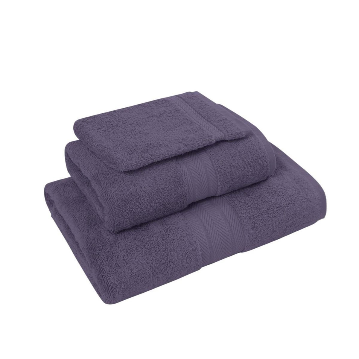 Sensei Maison Ensemble de bain 3 pièces (1 drap de bain + 1 serviette de toilette + 1 gant) LUXURY
