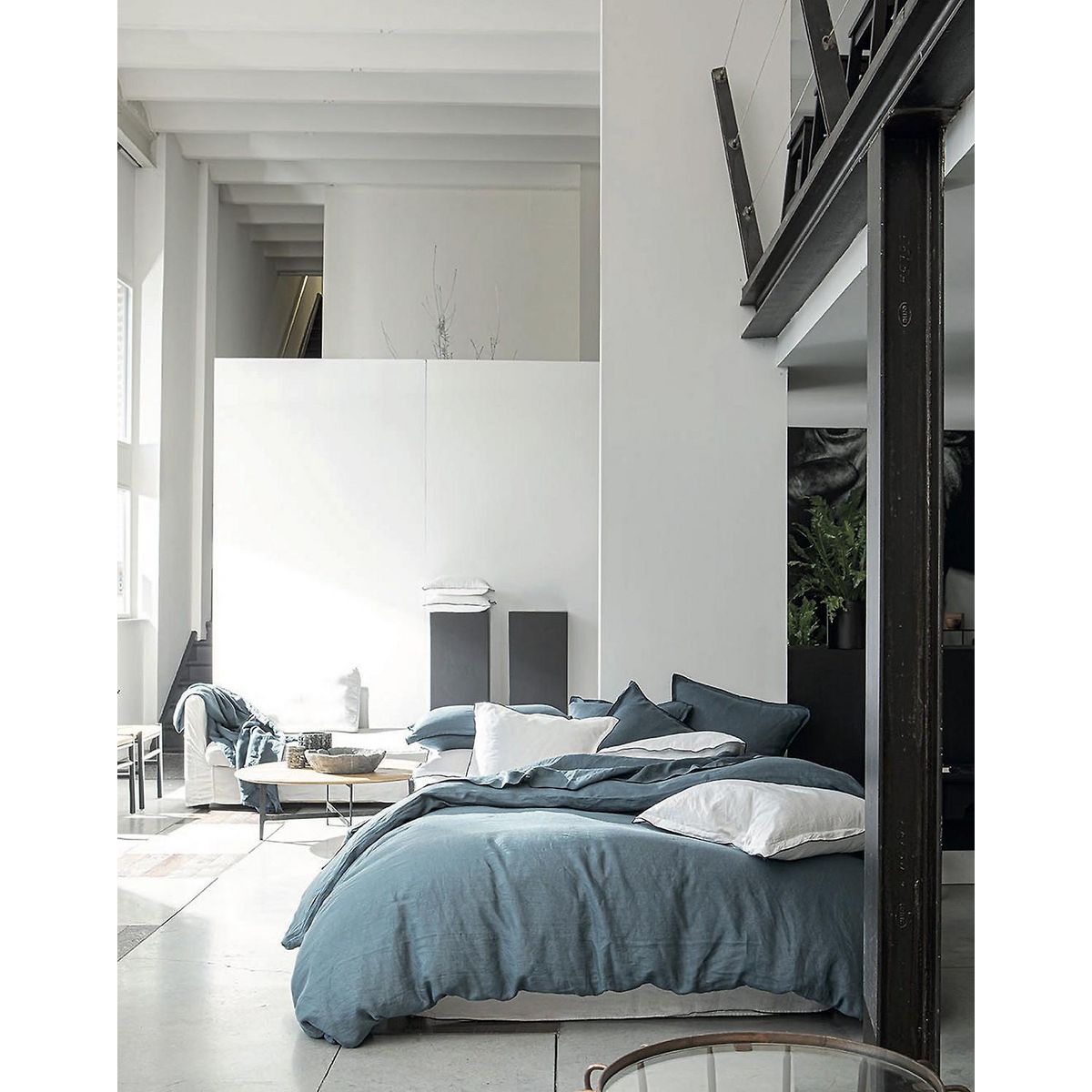 BATON ROUGE Housse de couette 100% lin lavé