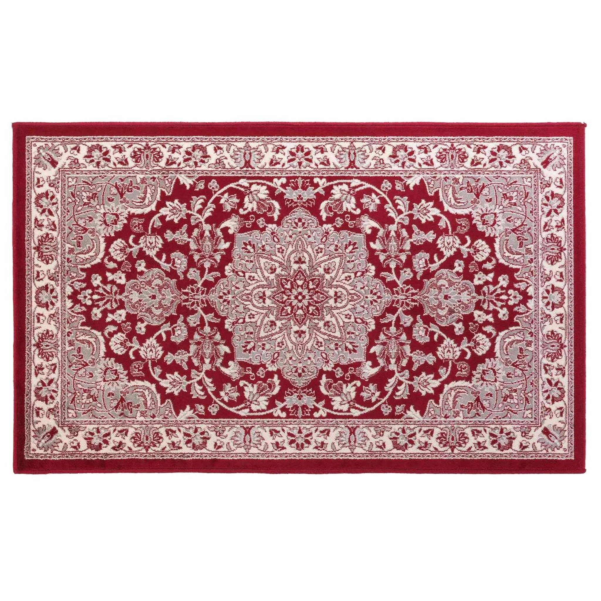 Douceur d'Intérieur Tapis soyeux safi - 68 x 110 cm - rouge