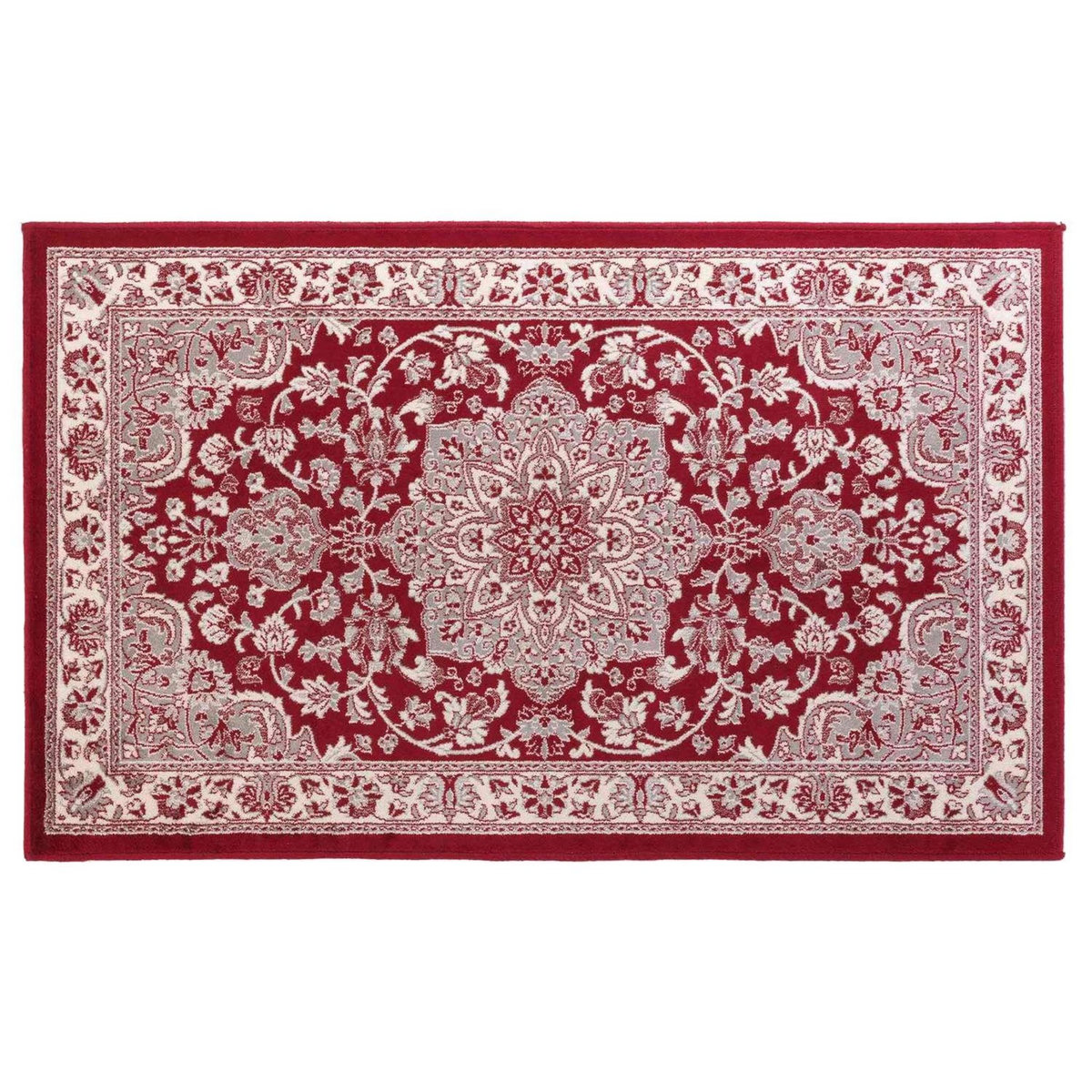Douceur d'Intérieur Tapis soyeux Safi - 68 x 110 cm - Rouge