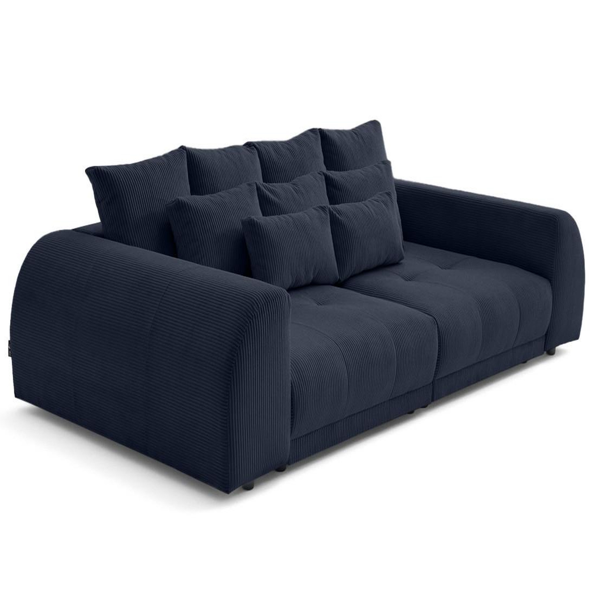 Voir la diapositive 6 : LISA DESIGN Amadora - canapé droit 4 places en velours côtelé