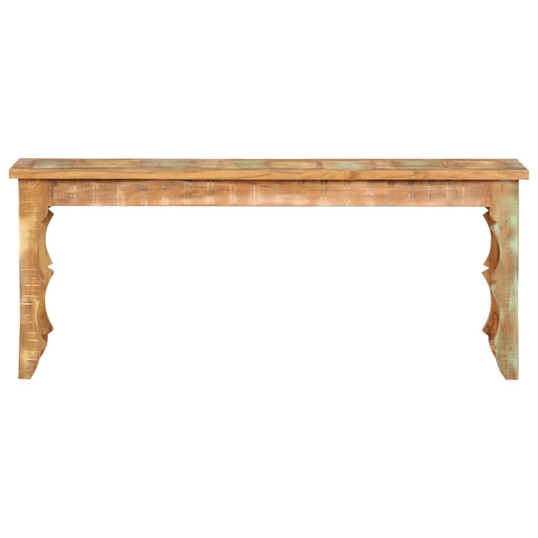 Voir la diapositive 2 : VIDAXL Banc 110 x 35 x 45 cm bois de recuperation massif