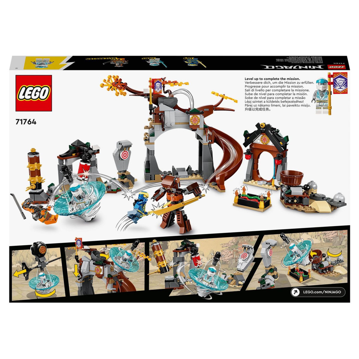 LEGO Ninjago 71764 Le Centre d&rsquo;Entraînement Ninja, Toupie Pour Enfants