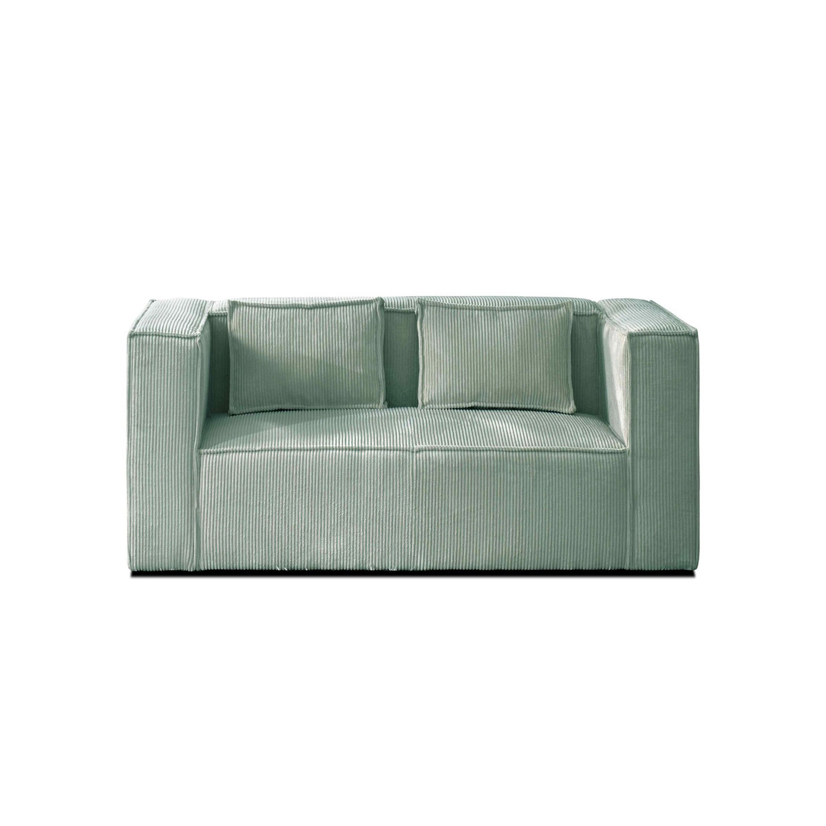 LISA DESIGN Stella - canapé fixe 2 places - en velours côtelé - style contemporain