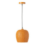 Paris Prix Lampe Suspension en Métal  Alive  39cm Orange