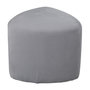 Voir la diapositive 4 : Venture Home Venture Home Pouf Peg 46x46x41 cm Velours cotele Gris