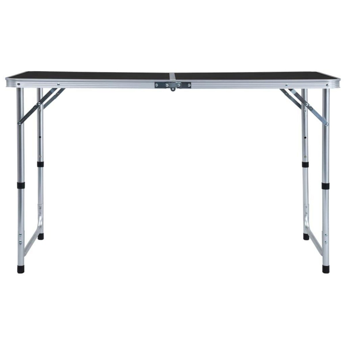 VIDAXL Table pliable de camping Gris Aluminium 120x60 cm