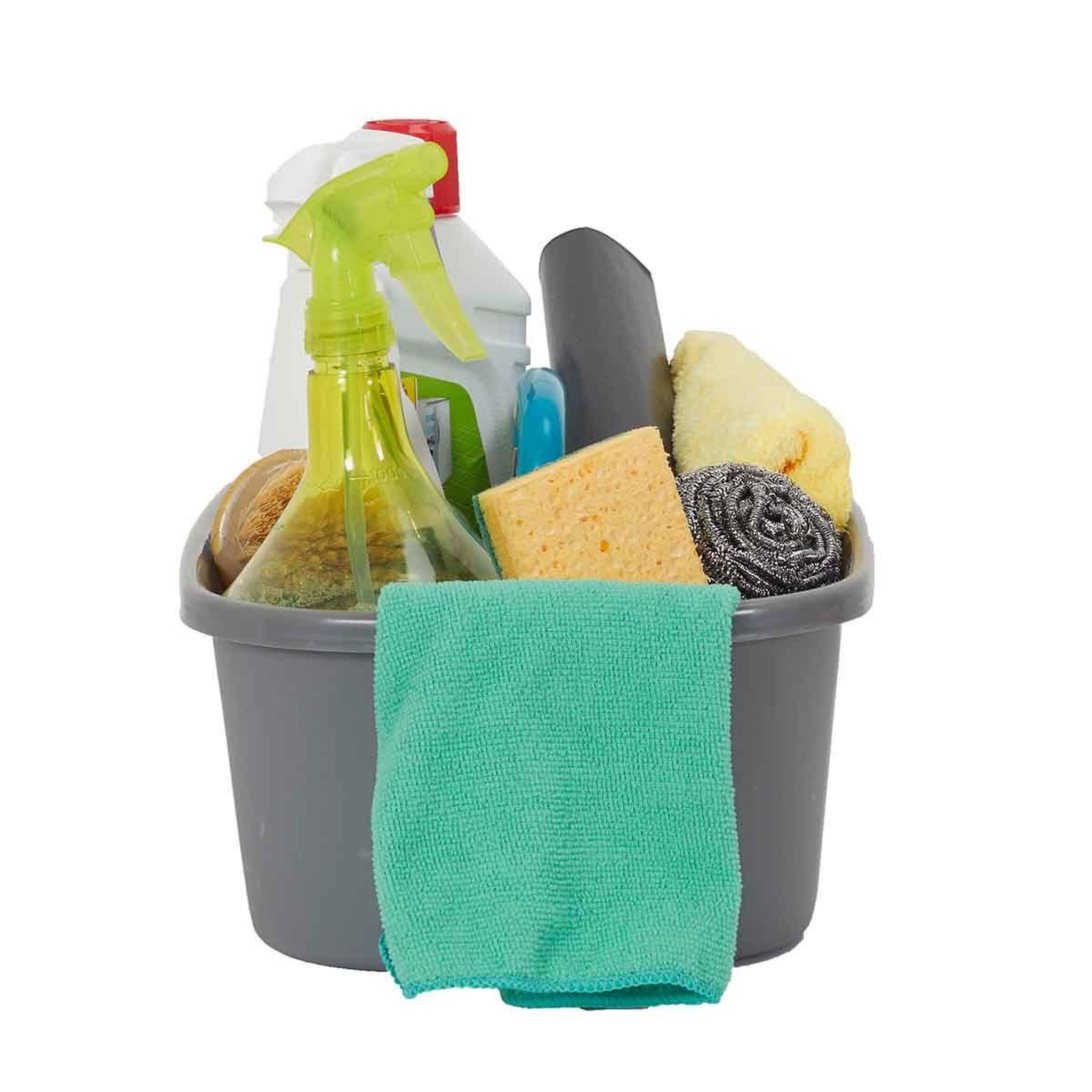 Voir la diapositive 3 : Je cherche une idee Bac de rangement  produits ménagers  40cm gris