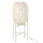Voir la diapositive 2 : Paris Prix Lampadaire Déco en Bambou  Inaya  63cm Blanc