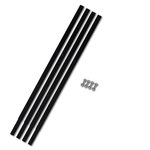 VIDAXL Tube d'extension de tariere de sol 4x1 m Raccord de tube Acier